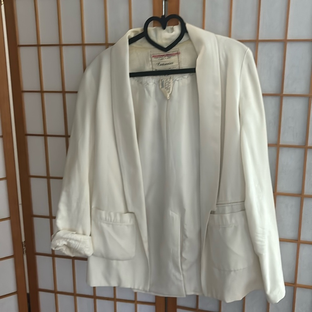 Cartonnier White Blazer - size M